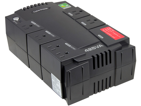 Batería de Respaldo CyberPower, 425VA (255WATTS) con 8 Conexiones, USB. 