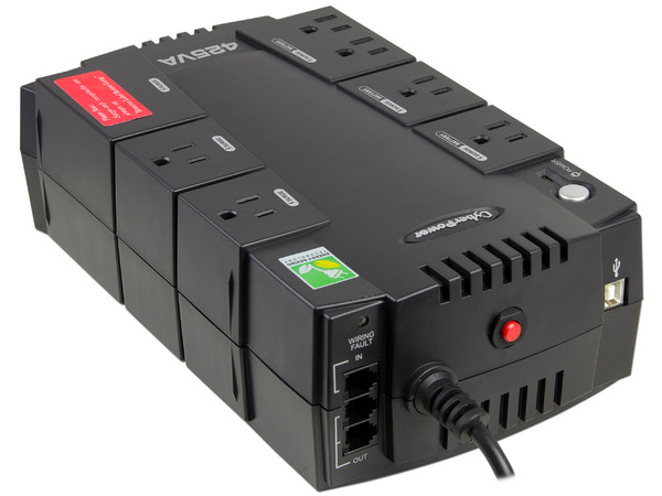 Batería de Respaldo CyberPower, 425VA (255WATTS) con 8 Conexiones, USB. 
