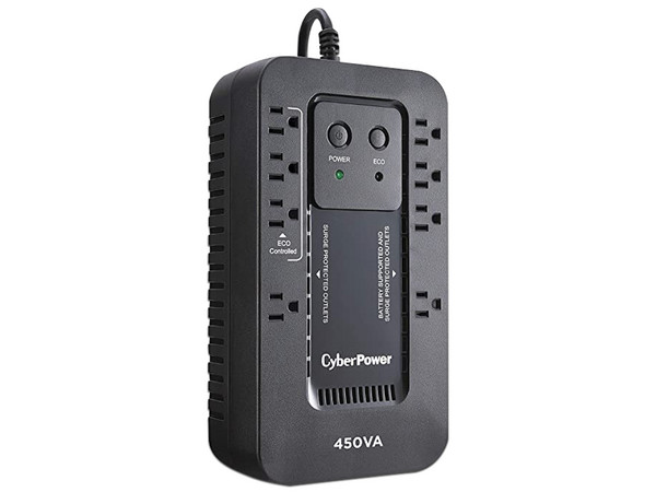 UPS CyberPower Ecologic EC450G  , 8 Contactos NEMA 5-15R , 450VA / 260W.