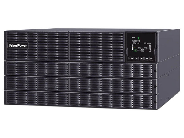 Unidad UPS CyberPower OLS10KERT5UNEMA de 10000VA (10000W) con 3 Contactos NEMA L6-30R, 1 Contacto Bloque Terminal, 240V.