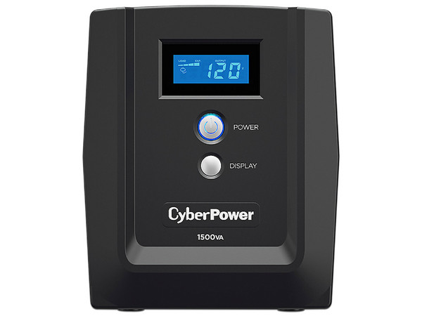 UPS CyberPower OM1500ATLCDA, 1500VA (900Watts) con 8 Conexiones NEMA 5-15R , USB. 2 años de garantía (1 año en batería).