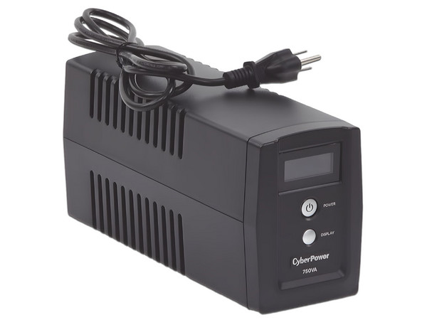 UPS CyberPower OM750ATLCD de 750VA (300W), 6 contactos NEMA 5-15R, 120V. 2 años de garantía (1 año en batería).