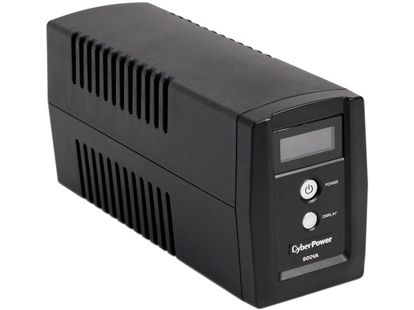 UPS CyberPower OM900ATLCD de 900VA(420W), 6 contactos NEMA 5-15R, 120V. 2 años de garantía (1 año en batería). (Caja abierta)