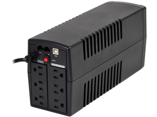 UPS CyberPower OM900ATLCD de 900VA(420W), 6 contactos NEMA 5-15R, 120V. 2 años de garantía (1 año en batería). (Caja abierta)