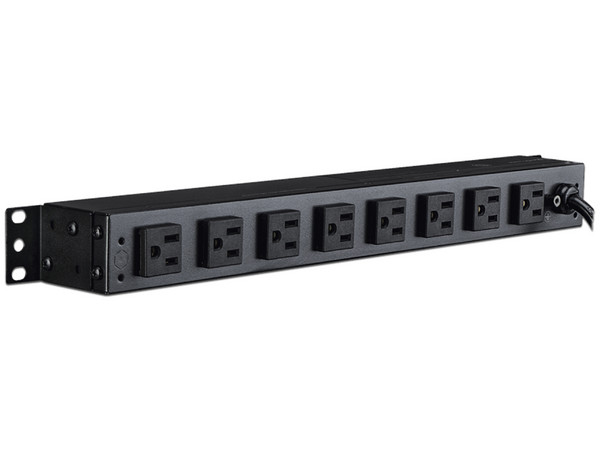 PDU Barra Vertical Multicontactos con 10 contactos tipo NEMA 5-15P.