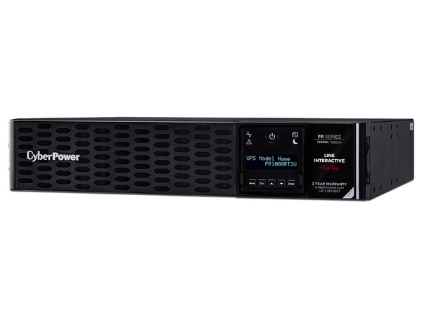 UPS CyberPower PR1000RT2U de 1000VA/1000W con 8 contactos NEMA 5-15R.