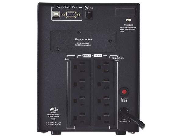UPS CyberPower PR1500LCD, 1500VA / 1050W, 8 Contactos.