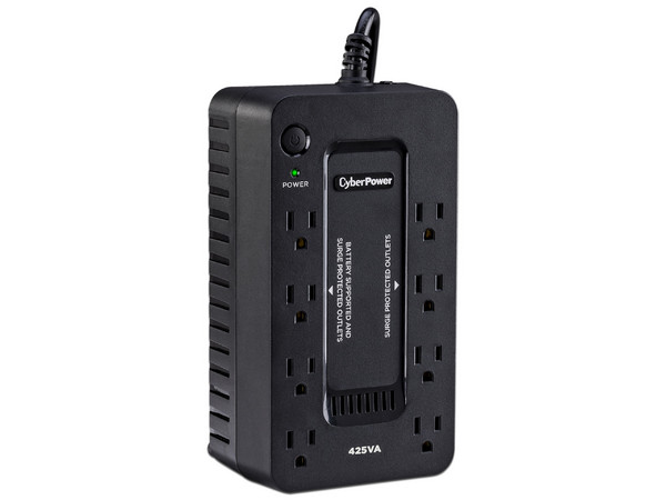UPS No Break CyberPower ST425, 425VA/260W, modo standby, 8 salidas, protección contra sobrecarga y picos de energía.