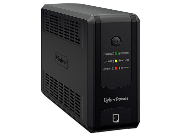 UPS CyberPower UT750GU de 750VA/375W, con 8 contactos NEMA 5-15R, 120V, 2 años de garantía (1 año en batería).