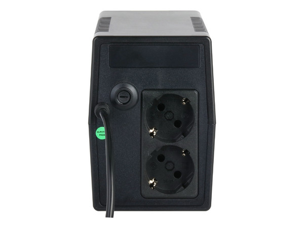 No-Break Dahua DH-PFM3350-600, 600VA (360 Watts) con 2 contactos NEMA 5-15R, 110V. Color Negro
