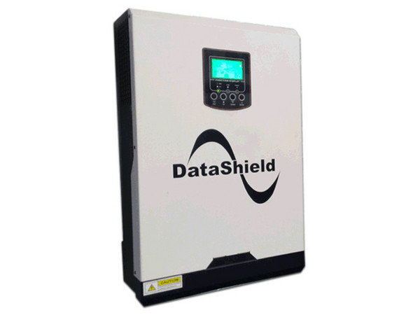 Inversor de carga solar DataShield IS-3000 de 3000VA/2400W, 120V, de onda Sinusoidal pura.