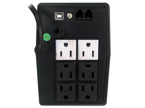 UPS DataShield KS800 Pro de 800 VA (480 W) con 6 contactos (4 Respaldos).
