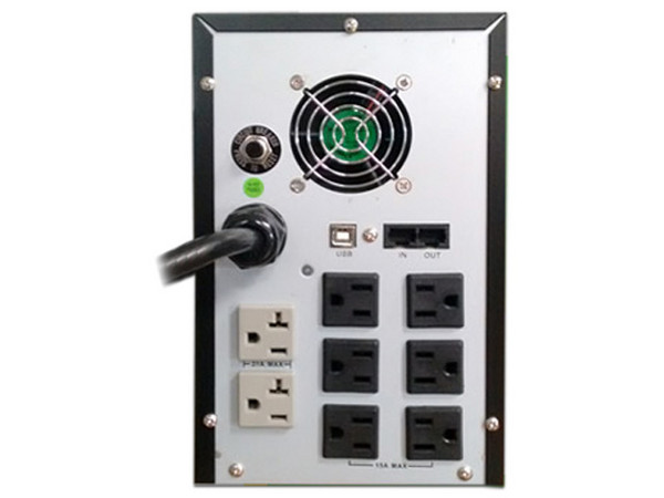 No Break DataShield KS3000 PRO de 3000V/1800W con 8 contactos (4xNEMA 5-15R, 1xNEMAL5-30R), 120V.