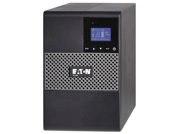 Back-UPS EATON 5P1000 de 1000 VA (770 Watts) con 8 contactos NEMA 5-15R. Color negro.