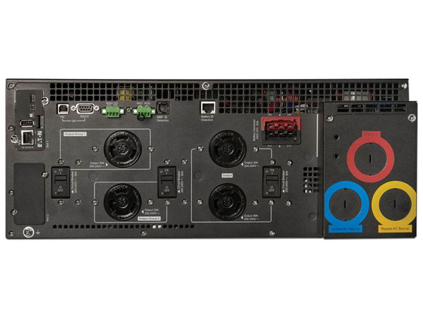 No-Break Eaton 9PX11KG2 de 11000VA (11000 W), Contactos de Salida 4 x NEMA L6-30R, Torre 4U. Color Negro.