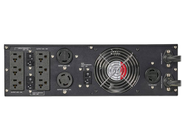 No-Break Eaton 9PXPPDM1G2 de 5000 VA y 6000 VA, 1 Salida L6-30R, 1 Salida L14-30R, 6 Salidas 5-20R, Rack 3U. Color Negro.