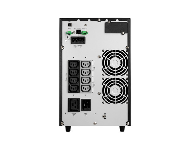 No-Break UPS Eaton 9SX3000G de 3000VA (2700 W), 220V, Pantalla LCD, Conector NENMA L6-20P, 8 x C13, 1 X C19, Torre. Color Negro.