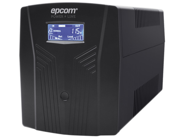 UPS Epcom EPU1200LCD, 1200VA/720W, 6 Contactos (NEMA 5-15R), Mini Tower. Color Negro.