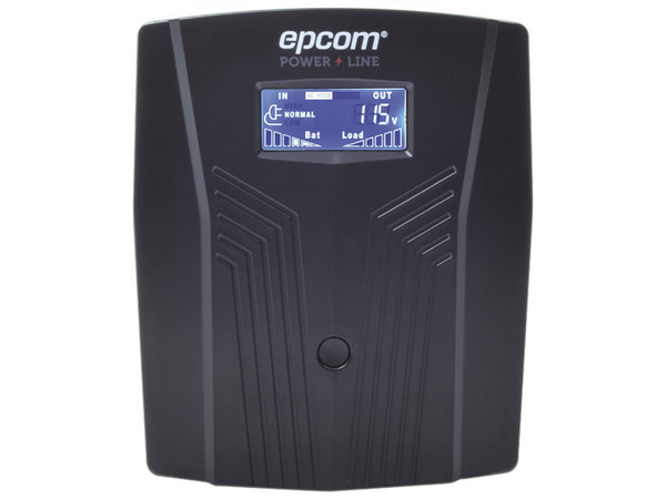UPS Epcom EPU1200LCD, 1200VA/720W, 6 Contactos (NEMA 5-15R), Mini Tower. Color Negro.