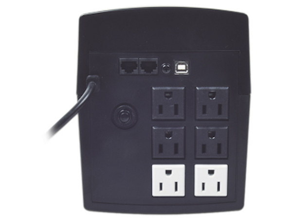 UPS No-Break Epcom de 1500VA/900W con 6 contactos NEMA 5-15R.