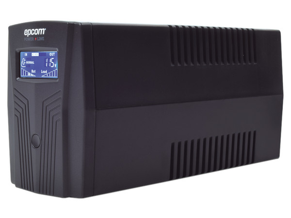 UPS EPCOM EPU850LCD, 850VA (510 Watts) con 6 contactos NEMA 5-15R.