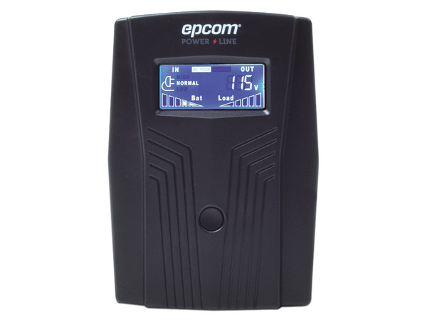 UPS EPCOM EPU850LCD, 850VA (510 Watts) con 6 contactos NEMA 5-15R.