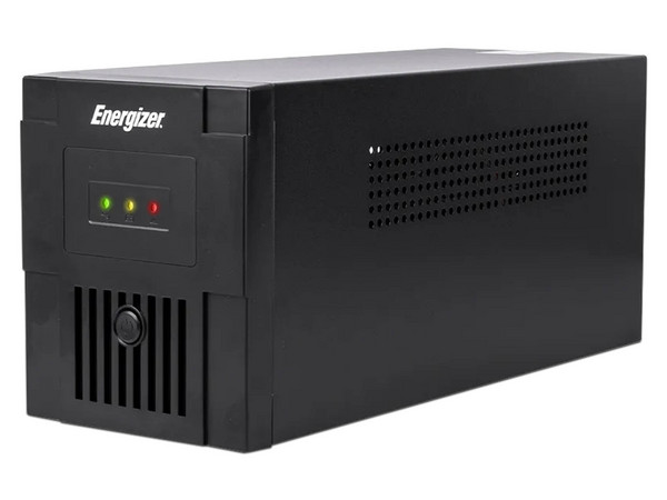 No-Break Energizer ERENUPS15VA, 1500VA (900 Watts) con 8 contactos NEMA 5-15R, 120V. Color Negro.
