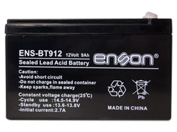 Batería de Reemplazo para UPS Enson ENS-BT912 12V, 9A.