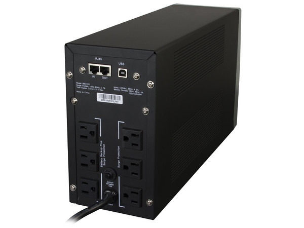 UPS GR BM3100 de 6 Contactos, Regulador, Protección de Red, puerto USB, 1000V/600W.