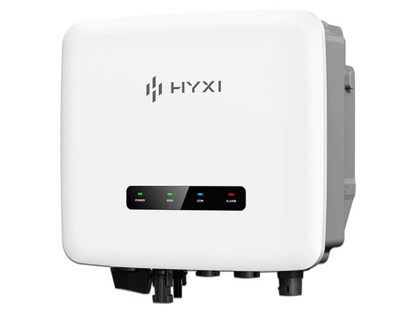 Inversor Solar HYXIPOWER HYX-S3K6-S2, Potencia de 3600W. Protección Contra Sobretensiones Tipo II, IP66. Color Blanco.