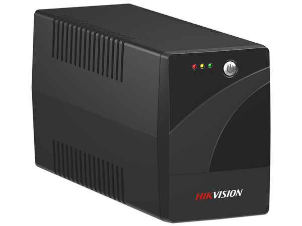 No Break Hikvision DS-UPS1000-R/X de 1000VA (600W), 6 Contactos NEMA 5-15R. Color Negro.