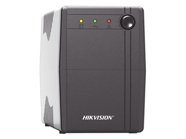 No Break Hikvision DS-UPS600-X de 600VA (360W), 6 Contactos NEMA 5-15R, Color Negro.