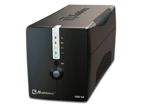 UPS No-Break Koblenz 10017 de 1000VA/500W, 8 contactos NEMA 5-15R.