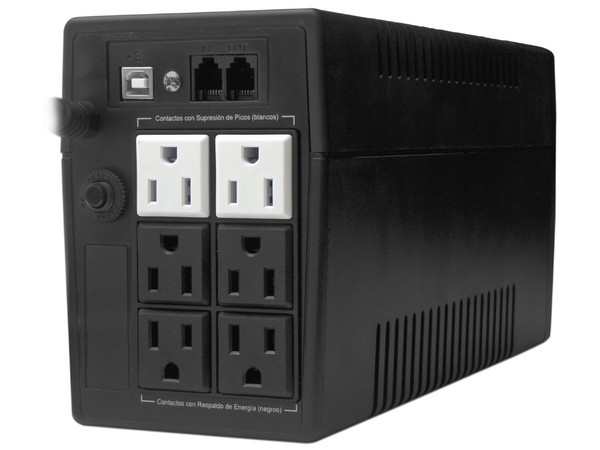 UPS Koblenz 5516 USB/R 00-4259-00-8 de 550VA/330W, con 6 Contactos NEMA 5-15R.