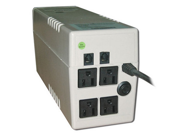 UPS APMax 650 VA, 4 Contactos Protección para Línea Telefónica, hasta 35 minutos de respaldo.