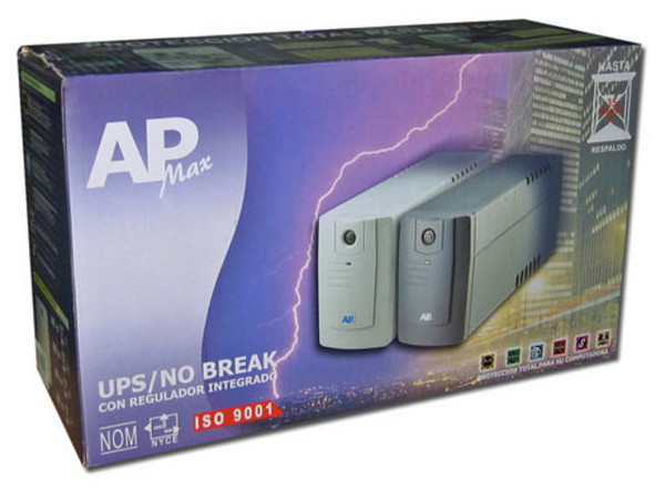 UPS AP Max 850VA, 480W, hasta 35 Minutos de Autonomía.