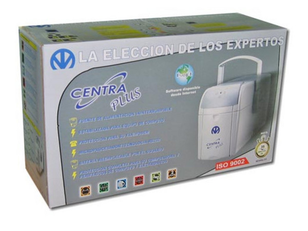 UPS Centra Plus 650, 4 Contactos Protección para Línea Telefónica.
