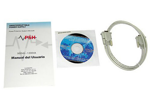 UPS PSH 850, 6 Contactos, Protección para Línea Telefónica, 850VA/510W.