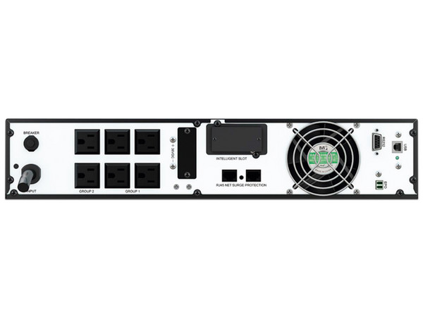 UPS Panduit SmartZone de 1000 VA/1000 W, Online Doble Conversión, Entrada 120 Vca NEMA 5-15P, Onda Senoidal Pura, 2 UR, con 6 tomas NEMA 5-15R.