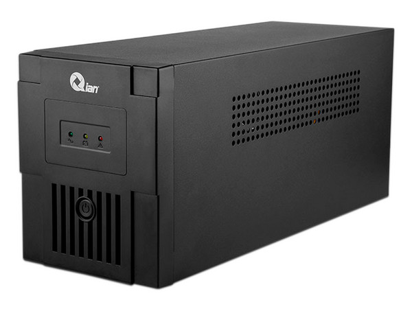 Batería de Respaldo Qian QEI-1000-01, 1000VA (600Watts) con 4 Conexiones NEMA 5-15R.