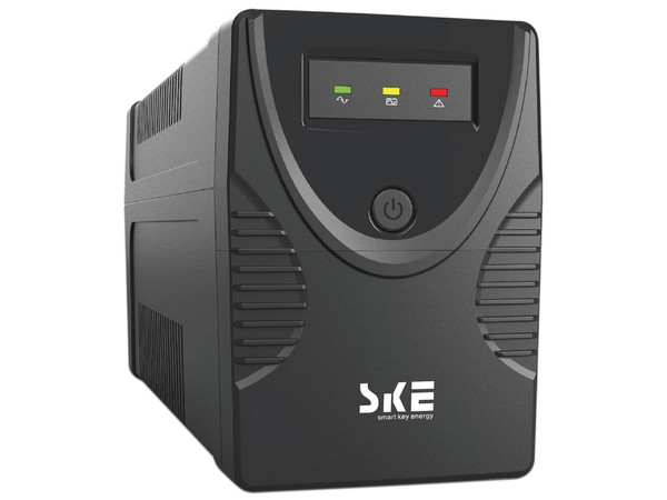 UPS Interactivo SKE GP1000 1000VA 600W con AVR y Respaldo de Energía. Color Negro