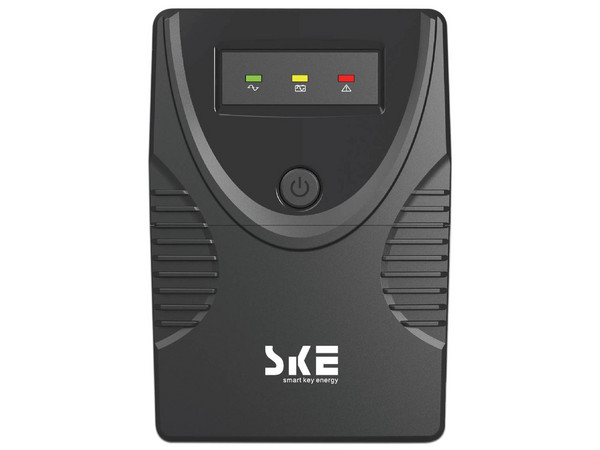 UPS Interactivo SKE GP1000 1000VA 600W con AVR y Respaldo de Energía. Color Negro
