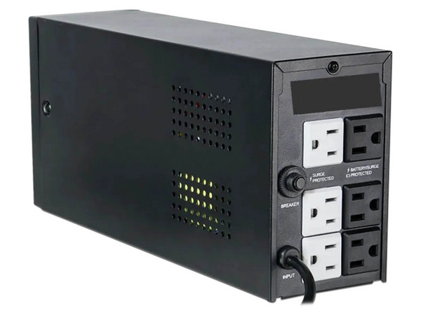 No-Break SKE Power GS800, 800VA (480 Watts) con 6 contactos NEMA 5-15R, 120V, Color Negro.
