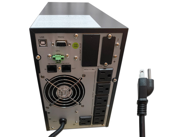 UPS Online SKE UH11-1 LS i 1000VA 1000W Doble Conversión con Display LCD, Onda Senoidal Pura y 6 Salidas NEMA. Color Negro.