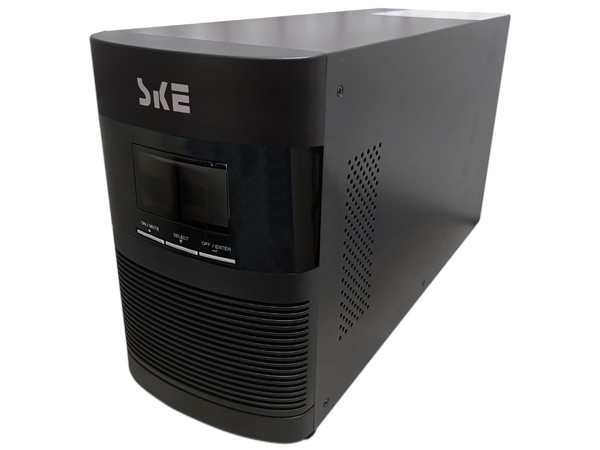 UPS Online SKE UH11-1 LS i 1000VA 1000W Doble Conversión con Display LCD, Onda Senoidal Pura y 6 Salidas NEMA. Color Negro.