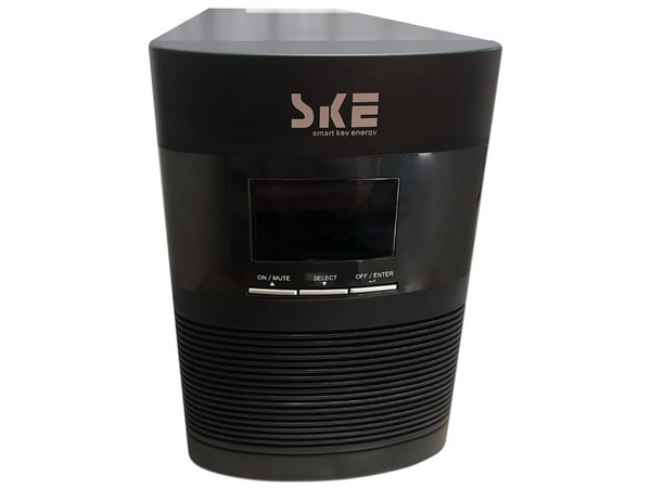 UPS Online SKE UH11-1 LS i 1000VA 1000W Doble Conversión con Display LCD, Onda Senoidal Pura y 6 Salidas NEMA. Color Negro.