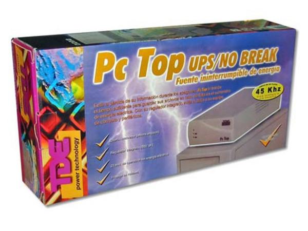 UPS PcTop, 4 Contactos Protección para Línea Telefónica.