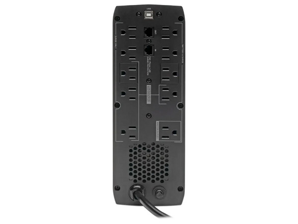 Batería de Respaldo Tripplite ECO1300LCD, 1300VA (720W) con 10 contactos NEMA 5-15P, Pantalla LCD, USB, Incluye Soporte de Pared Inclinable