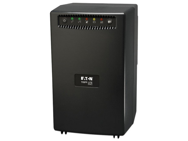 UPS TrippLite OMNIVS1500 de 1500VA (940W), 8 Contactos, Protección para Línea Telefónica, USB, Incluye Soporte de Pared para TV. Color Negro.