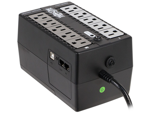 Batería de Respaldo TrippLite INTERNET550U de 550VA (300 Watts) con 10 contactos NEMA 5-15R.